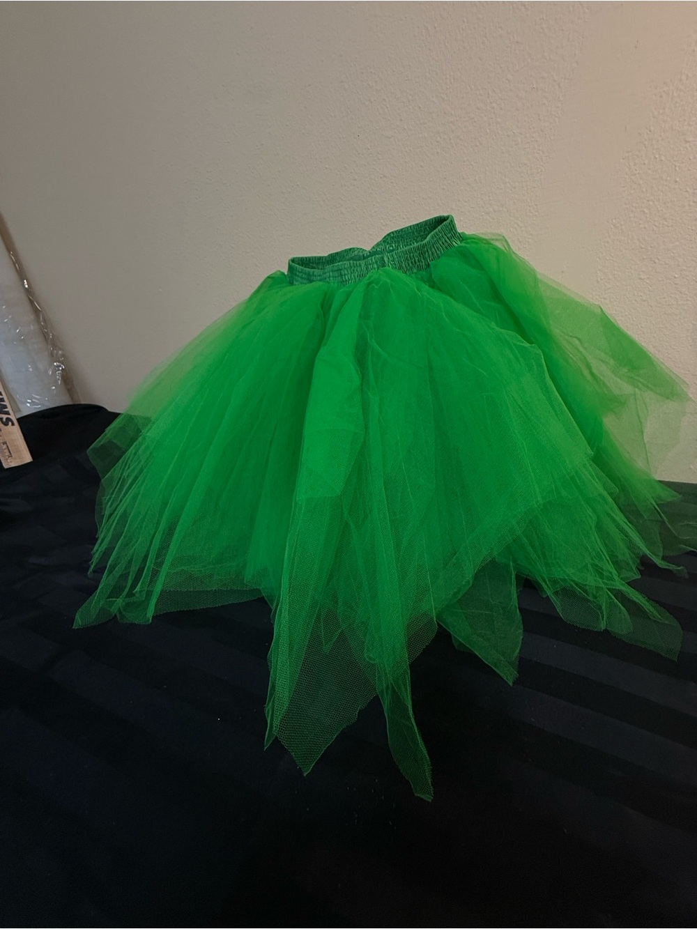 Vibrant Green Tulle Circle Skirt with Elastic Waist DELUXE  fluffy tutu WICKED 💚